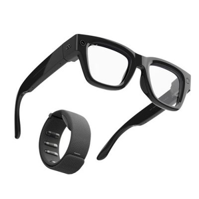 Lunettes connectées Meta Ray-Ban Display Celeste Taille Grande Noir brillant avec bracelet EMG Taille 1