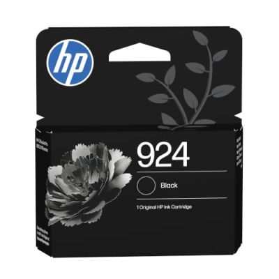 HP 924 Cartouche dencre noire authentique (4K0U6NE) - Pour HP OfficeJet Pro 8120 8130