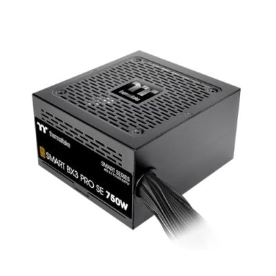 Thermaltake Smart BX3 Pro SE 750W | Non Modular | 80 Plus Bronze | EU | Etched Flat Cables | Gen 5 | Quiet Operation | Hydraulically Mounted Fan