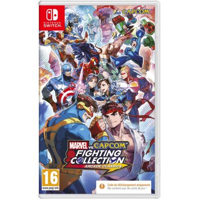 Jeu Marvel vs Capcom Fighting Collection Arcade Classics sur Nintendo Switch (code dans la boite)