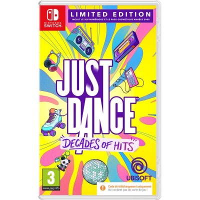 Just Dance Decades of Hits Limited Edition Code in a box Nintendo Switch