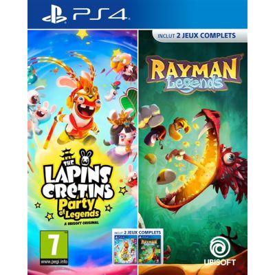 Compilation Lapins Crétins: Party of Legends + Rayman Legends sur PS4
