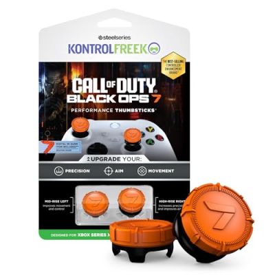 Pack de 2 Call Of Duty BO7 Performance Thumbsticks STEELSERIES KontrolFreek Pour manettes Xbox Series et Xbox One - Orange