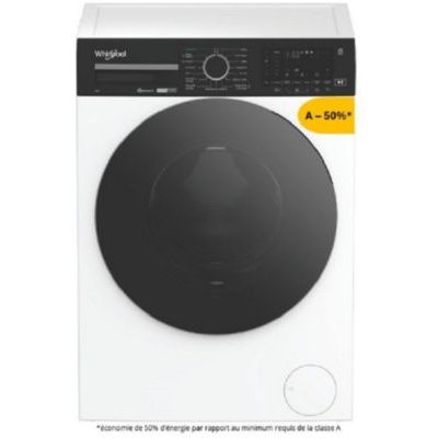 Lave Linge Hublot Whirlpool Wpmb911wadsfr - 9 Kg - 1400 Tr/Min - Classe A - Moteur Induction Direct Drive - Connecté Wi-Fi