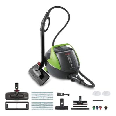 POLTI VAPORETTO Pro 95 Turbo Flexi - Nettoyeur Vapeur Multi-surfaces - 1100 W - 1 3 L - Noir / Vert