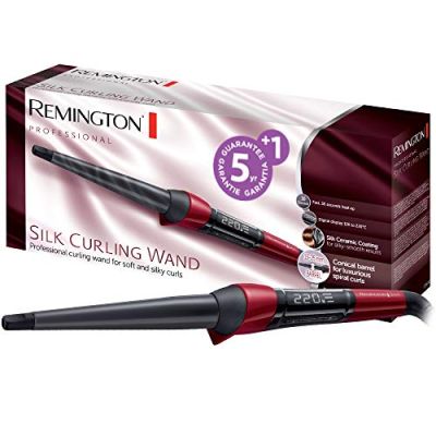 Fer à boucler Remington CI96W1 Fer à Boucler, Boucleur Conique Silk Céramique Haute Qualité avec Protéine de Soie Fer à boucler Remington CI96W1 Fer à Boucler, Boucleur Conique Silk Céramique Haute Qualité avec Protéine de Soie