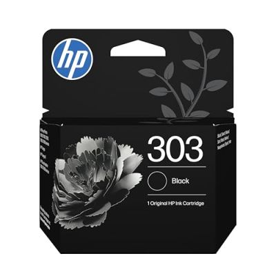 HP 303 Cartouche d’encre noire authentique (T6N02AE) - Pour HP Envy Photo 6200 7100 7800 Tango/TangoX