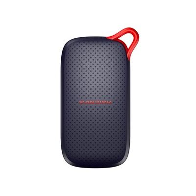 SSD externe Sandisk Disque portable 500 Go Noir et Rouge