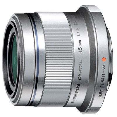 Objectif à Focale fixe M.ZUIKO Digital 45mm f/1,8 Silver