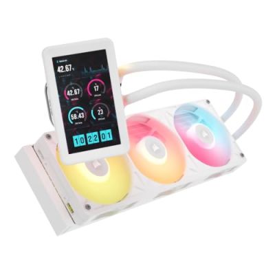 Watercooling CPU CORSAIR - iCUE LINK TITAN II 360 RX LCD White -  - 360 mm