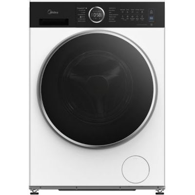 Lave Linge Hublot Midea Mf205w100wb/W-Fr - 10 Kg - 1400 Tr/Min - Classe A - Moteur Induction - Connecté Wifi