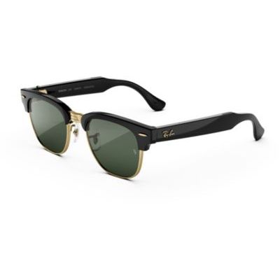 Lunettes Connectées Meta Ray-Ban Clubmaster Noir Doré Trans