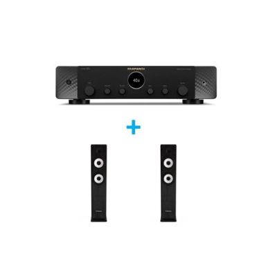 Amplificateur Hi-Fi Marantz Stéréo 70 Noir + une paire d'enceintes colonne Cabasse Jersey MT32/2 Noir Ebène