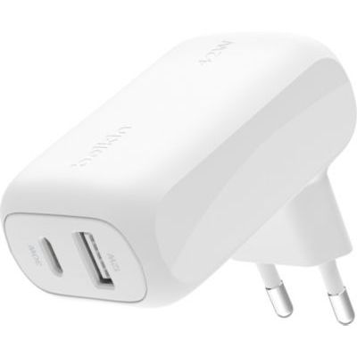 Chargeur Belkin Usb-C 30w Power Delivery + Usb-A 12w