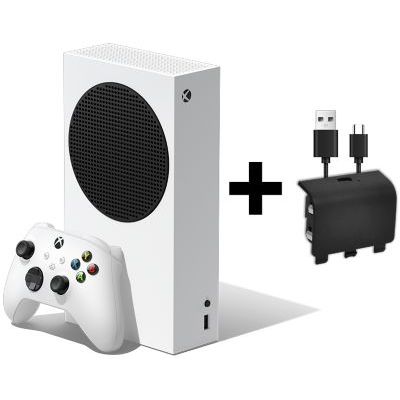 Pack Console Microsoft Xbox Series S + Batterie Onlan