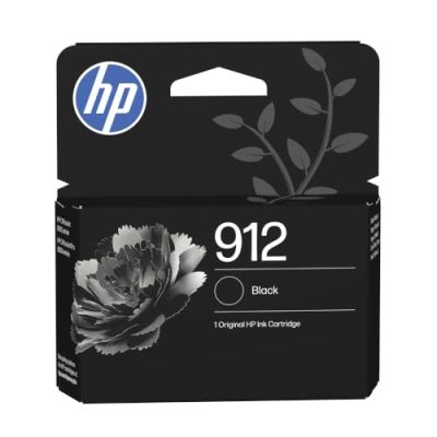 HP 912 Cartouche dencre noire authentique (3YL80AE) - Pour HP OfficeJet Pro 8010 8020