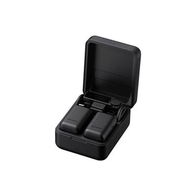 Pack Microphone Sony sans fil audio 32 bits flottants Bluetooth ECM-W5 Noir + Récepteur + Transmetteur + Boîtier de recharge