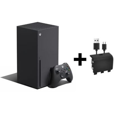 Pack Console Microsoft Xbox Series X + Batterie Onlan