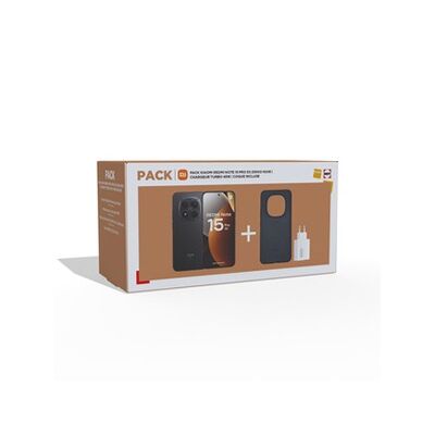 Pack Smartphone Motorola REDMI Note 15Pro 5G 256Go Noir + 45W Turbo Charging Power Adapter Type-A