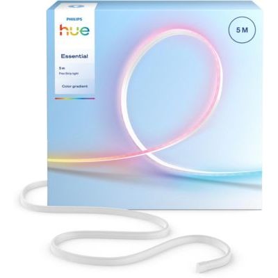 Ruban LED - Philips Hue - Flux - 5 m - Chromasync - Éclairage coloré et blanc naturel intense - 1200 lumens + Hue Bridge - Pont de c