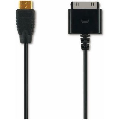 Takara - PPA1280 Câble Mini HDMI / compatible avec iPhone, iPad, iPod de 1m pour Projecteur de poche Philips – Noir