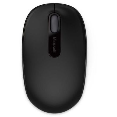 Microsoft - Wireless Mobile Mouse 1850 - Souris sans Fil avec nano récepteur USB pour PC, ordinateurs portables compatible Windows, Mac, Chrome OS - Noir (U7Z-00004)