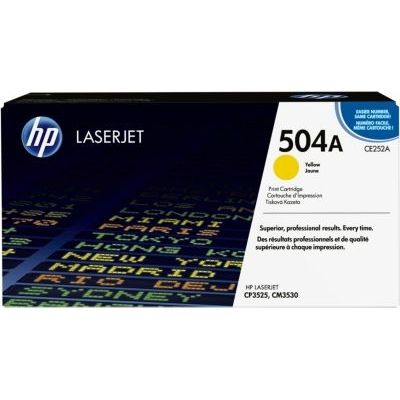 HP 504A Toner Jaune Authentique (CE252A)
