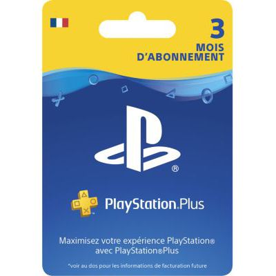image Carte PlayStation Plus - Abonnement 3 Mois