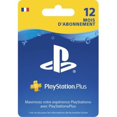 image Carte PlayStation Plus - Abonnement 12 Mois