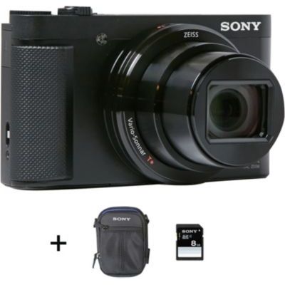 image Appareil photo Compact Sony DSC-HX80 + Etui + SD 8Go