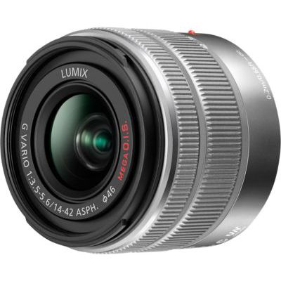 image Objectif pour Hybride Panasonic 14-42mm f3.5-5.6 II silver Lumix G Vario