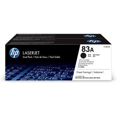 HP CF283AD 2 Pack Cartouche Laser