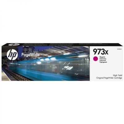 image HP 973X F6T82AE haut rendement, cartouche d'encre Authentique, imprimantes HP PageWide Pro 452/477/552/577, Magenta