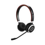 image produit Jabra Evolve 65 Stereo - Casque supra-auriculaire sans fil - Casque optimisé Unified Communications avec batterie longue durée - Adaptateur Bluetooth USB - Noir