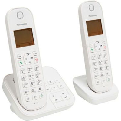 image Panasonic KX-TGC422 Téléphone sans Fil Dect Blanc [Version Française]