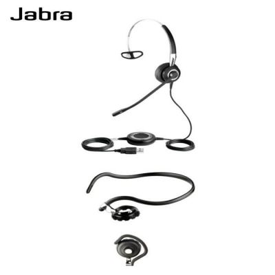 image Jabra Biz 2400 II Casque Mono supra-auriculaire Quick Disconnect - Casque Léger Filaire Antibruit avec Voix HD et Coussinet souple pour Téléphones de Bureau