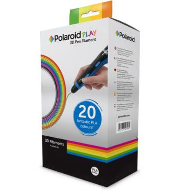 image Polaroid – Play 3D PEN Filaments. PL-2500-00 20 couleurs scintillantes