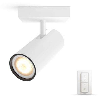 image Philips Hue White Ambiance BURATTO Spot 1 x 5,5 W - Blanc (télécommande incluse)