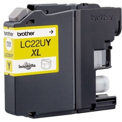 image Brother original LC22UY | Brother original cartouche d'encre | Jaune