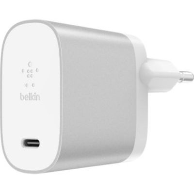 image Belkin Chargeur secteur USB-C (27 W) BOOSTCHARGE (chargeur compatible Charge rapide pour iPhone 11, 11 Pro / Pro Max, XS / XS Max, iPhone XR, iPhone X, iPhone 8 / 8 Plus et autres)
