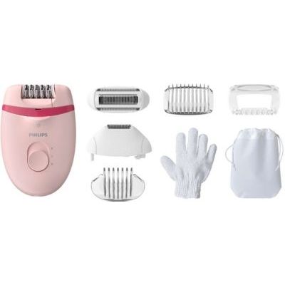 image ÉPILATEUR PHILIPS SATINELLE ESSENTIAL BRE285/00 (PINK COLOR)