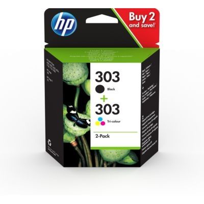 image HP Cartouche Encre 303 N+3CL Alarme