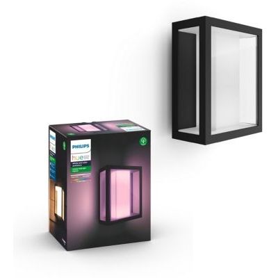 image Philips Hue White and Color Ambiance Applique murale Extérieure en aluminium Noir