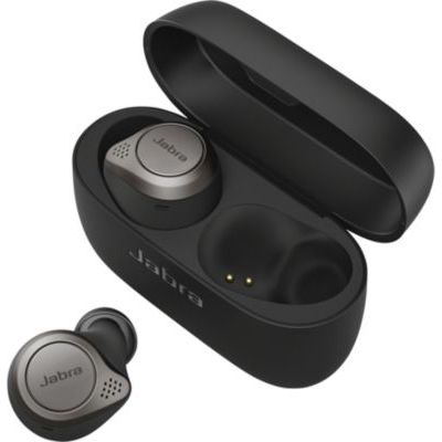 image Jabra Elite 75t - Écouteurs Bluetooth avec réduction de bruit active et autonomie élevée de la batterie pour appels et musique sans fil - Noir titane