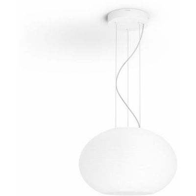 image Philips Hue Blanc & Color Ambiance Suspension Flourish Blanc Compatible Bluetooth 31 W, Fonctionne avec Alexa