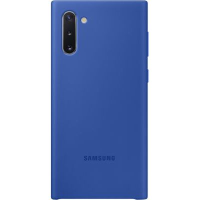 image SAMSUNG Coque Silicone Bleu Galaxy Note 10