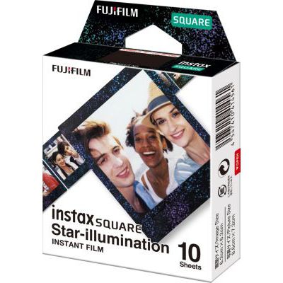 image Instax 16633495 Lot de 10 Films carrés pour Eclairage étoilé