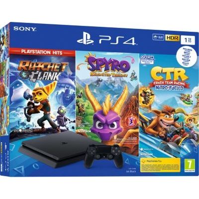 image PS4 1 To Crash Team Racing + Spyro + RC Hits - noire