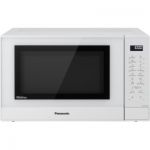 image produit Panasonic Four Micro-Ondes solo NN-ST45KWEPG 32 Litres, Technologie Inverter, Puissance Micro-Ondes 1000 W, Plateau tournant 34 cm, 21 Programmes Automatiques, Décongélation Turbo - Blanc