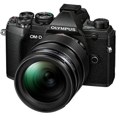 image Olympus OM-D E-M5 Mark III Kit, Appareil Photo Micro 4/3, (20 MP, Stabilisateur d'Image 5 Axes, AF puissant, Vidéo 4K, WLAN), Noir + Objectif 12-40mm M.Zuiko PRO